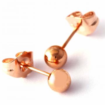 Rozo zlato naušnice