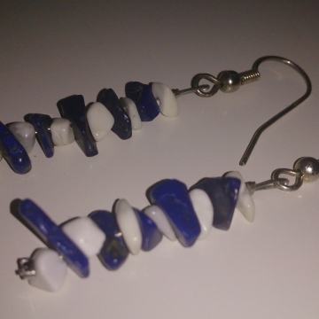 naušnice lapis lazuli