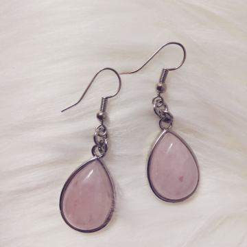 naušnice Rozenkvarc, novo nekorišteno