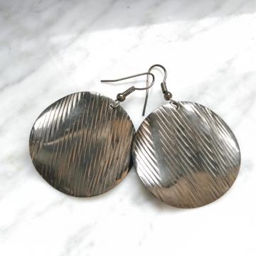 Naušnice, sive, nove