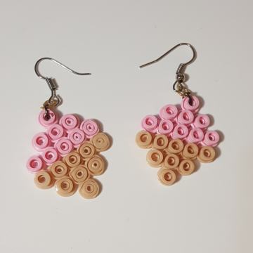 Naušnice sladoled - RUČNI RAD