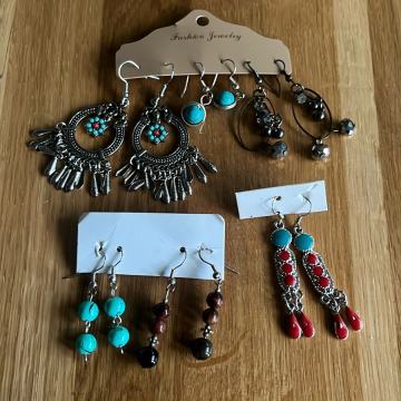 Naušnice 6 kom lot -5€