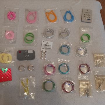 Nakit naušnice lančić