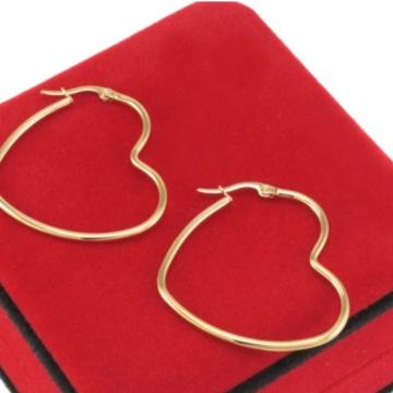 NAUŠNICE SRCE boja zlata  NOVO