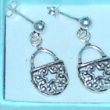 NAUŠNICE SREBRO PRAVO 925 ŽIG,NOVO