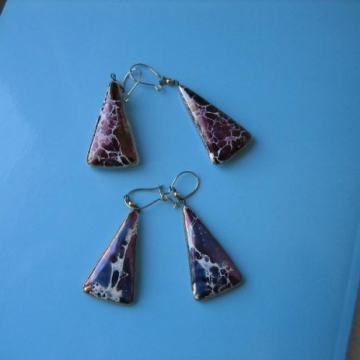 NAUŠNICE SUPER OD PORCULANA (UNIKAT)