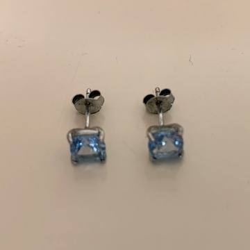 Naušnice od topaza i srebra