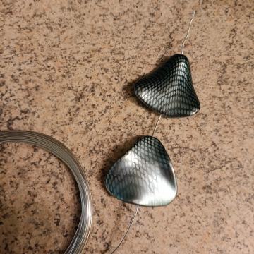 Naušnice unikat Hand made