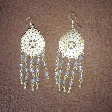 Naušnice viseće plave