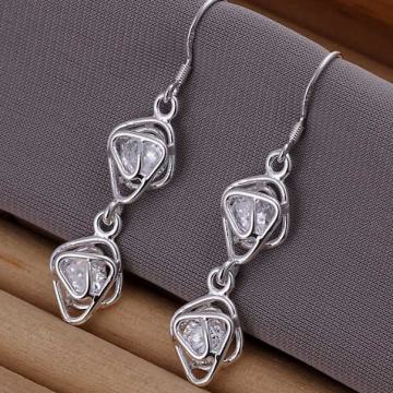 Naušnice ženske srebrne - oznaka 925 - model 26