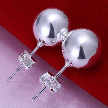 Naušnice ženske srebrne - oznaka 925 - model 34