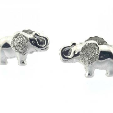 ZLATNE NAUŠNICE SLONIĆI ŠTIFT 14K (585) 0,78 grama NOVO • GOLD SHOP •