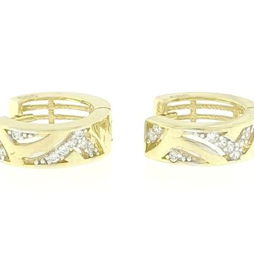 ZLATNE NAUŠNICE 14K (585) 2,96 grama NOVO • GOLD SHOP •