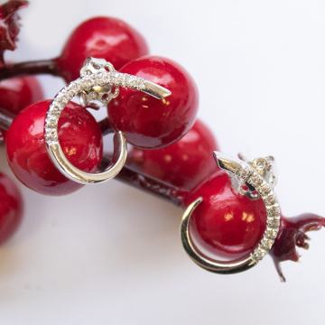 ZLATNE NAUŠNICE 18K (750) 5,10 grama NOVO • GOLD SHOP •