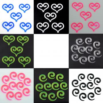 Plugovi, stretcheri, 4 mm - NOVO