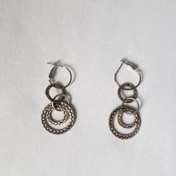 Srebne viseće naušnice