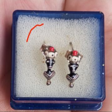 Srebrene nausnice MORCICI