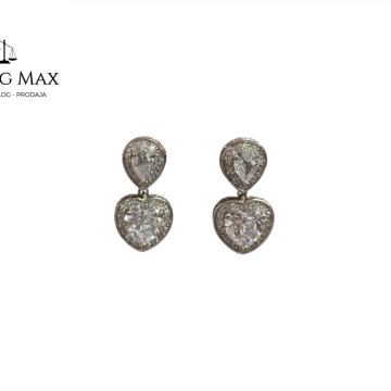 SREBRNE NAUŠNICE.925, 9.82G / R1, RATE!