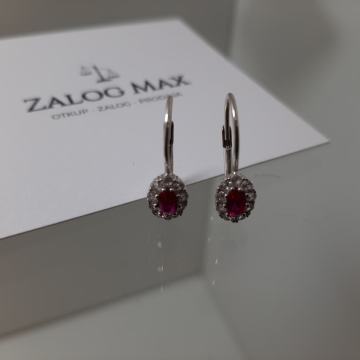 SREBRNE NAUŠNICE.925 / R1, RATE!