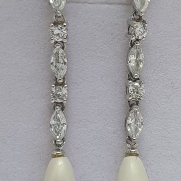 SREBRNE NAUŠNICE 925 AREZZO ITALY Vintage