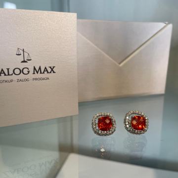SREBRNE NAUŠNICE.925 /R1, RATE!