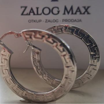 SREBRNE NAUŠNICE.925/ R1, RATE!