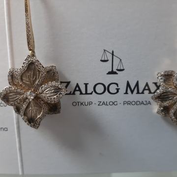 SREBRNE NAUŠNICE.925/ R1, RATE!