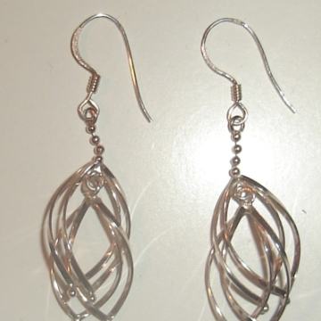 Srebrne naušnice, 925 srebro