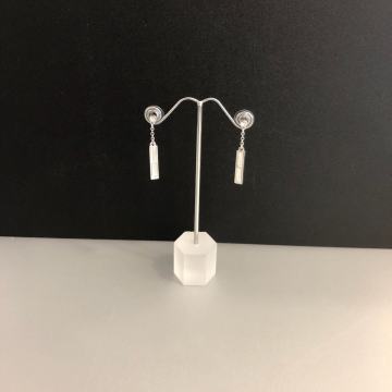 SREBRNE NAUŠNICE SA BAGETIMA 5,31g .925, R1, RATE, POVOLJNO!