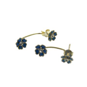 SREBRNE NAUŠNICE CVIJETIĆ 0,85g .925, R1, RATE, POVOLJNO!