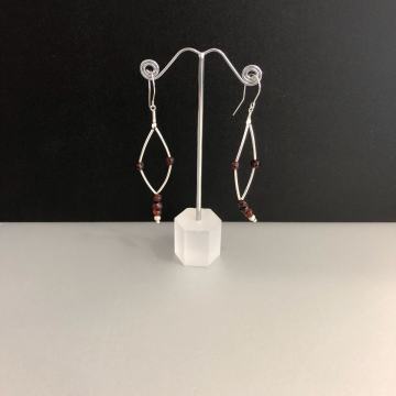 SREBRNE NAUŠNICE SA JANTAROM 4,05g .925, R1, RATE, POVOLJNO!