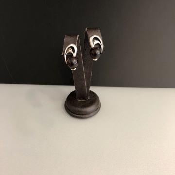 SREBRNE NAUŠNICE SA JANTAROM 4,08g .925, R1, RATE, POVOLJNO!