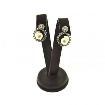 SREBRNE NAUŠNICE SA KORALJIMA I CIRKONIMA 4,27g .925,R1,RATE,POVOLJNO!