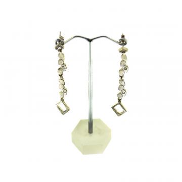 SREBRNE NAUŠNICE LISTIĆI SA CIRKONIMA 6,36g .925, R1, RATE, POVOLJNO!