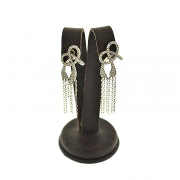 SREBRNE NAUŠNICE PETLJA SA CIRKONIMA 4,04g .925, R1, RATE, POVOLJNO!