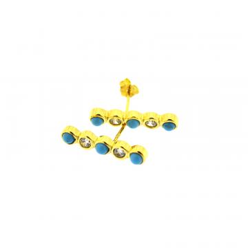 SREBRNE NAUŠNICE POZLAĆENE 2,88g .925, R1, RATE, POVOLJNO!