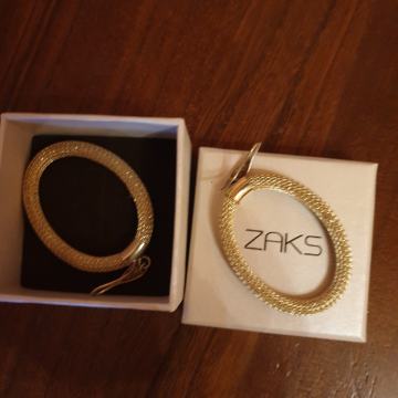 SREBRNE NAUŠNICE S POZLATOM