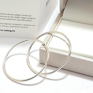 SREBRNE NAUSNICE RINGOVI 3,41G .925 ***DO 24 RATE*** R1!