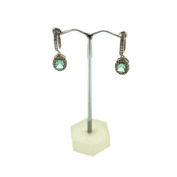 SREBRNE NAUŠNICE SA TIRKIZNIM KAMENOM 4,70g .925, R1, RATE, POVOLJNO!