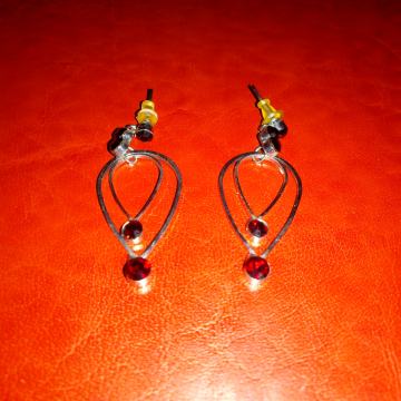 Stare crvene naušnice - BIŽUTERIJA