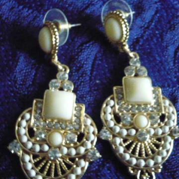 VINTAGE POZLAĆENE NAUŠNICE