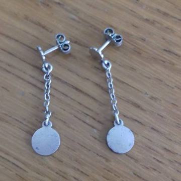 Vintage srebrne naušnice, 800