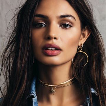 VINTAGE ZLAĆANE NAUŠNICE, POLUMJESEC