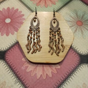 Retro Bohemian Jewerly - ženske viseće naušnice