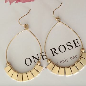 ZLAĆANE BOHO NAUŠNICE - NIKAD NOŠENE