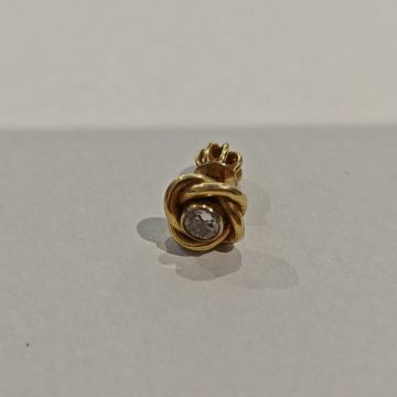 ZLATNA NAUŠNICA SA BRILJANTOM