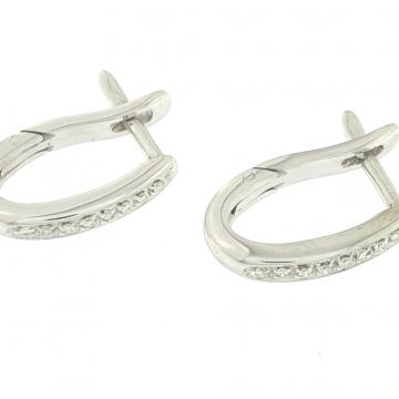 ZLATNE DIJAMANTNE NAUŠNICE 18K (750) 2,81 gram NOVO • GOLD SHOP •