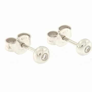 ZLATNE DIJAMANTNE ŠTIFT NAUŠNICE 14K (585) 1,11g NOVO • GOLD SHOP •