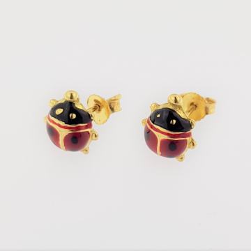 ZLATNE DJEČJE NAUŠNICE BUBAMARE  14K (585) 1,53g NOVO • GOLD SHOP •