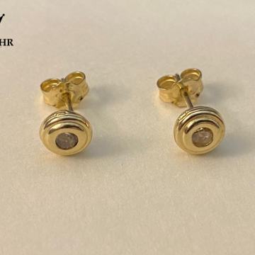 ZLATNE NAUŠNICE 0,92g 14K / R1, RATE!